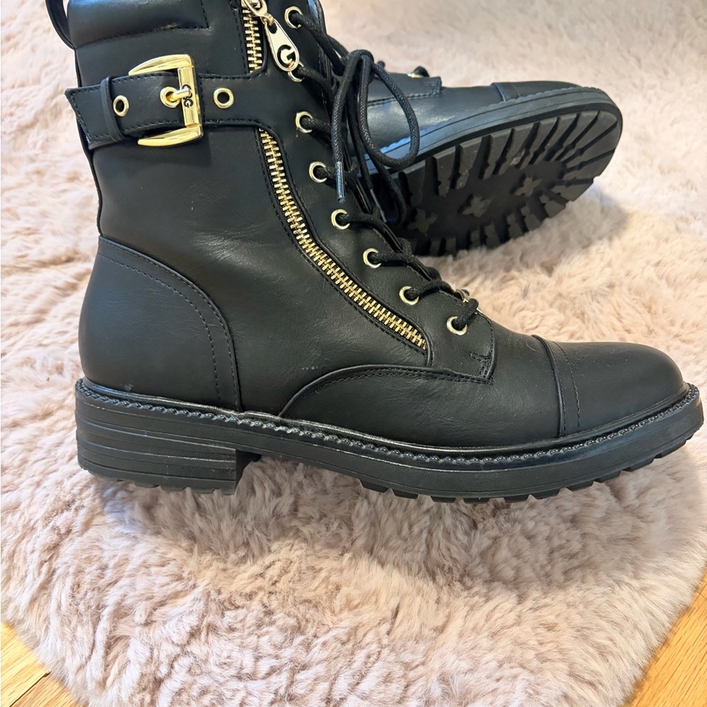 GBG Los Angeles Black L Combat Boots